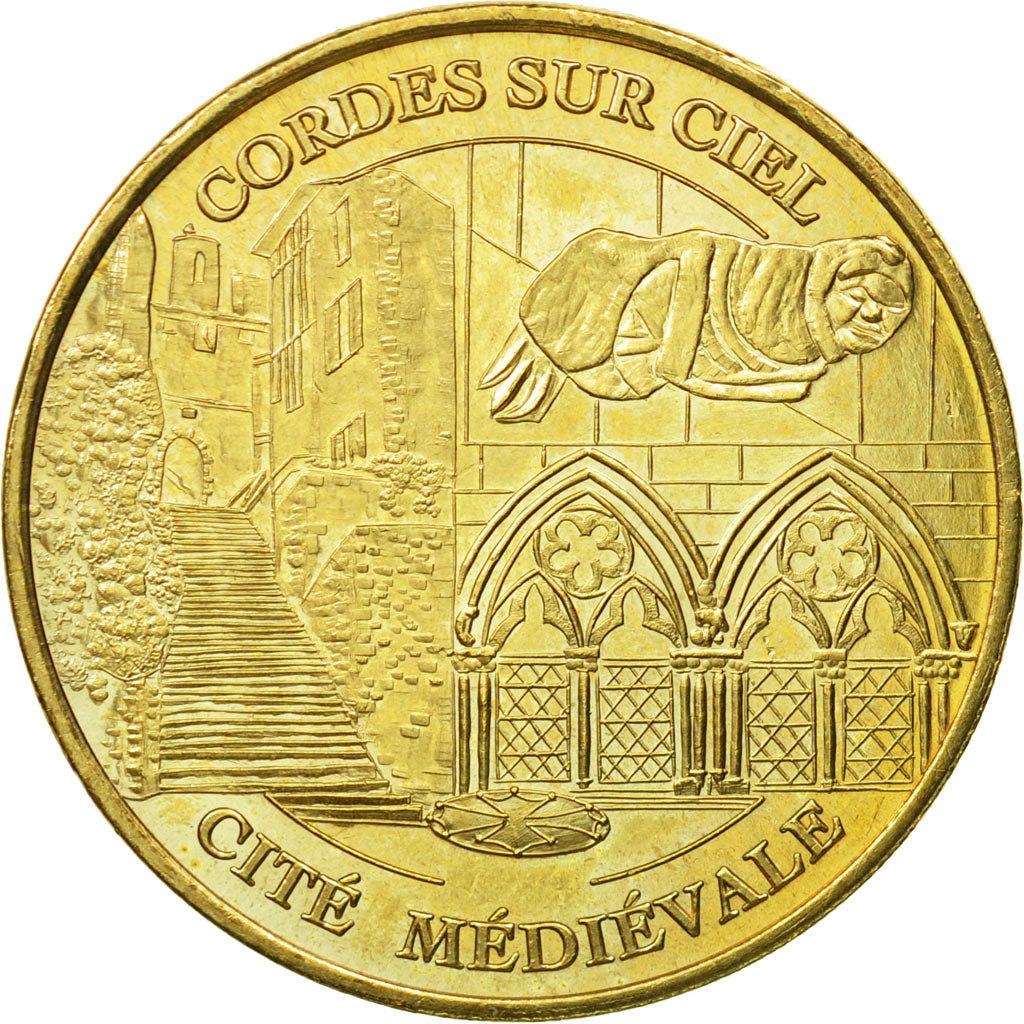 Francia, Token, Touristic token, Cordes-sur-Ciel - Cité médiéviale, 2005