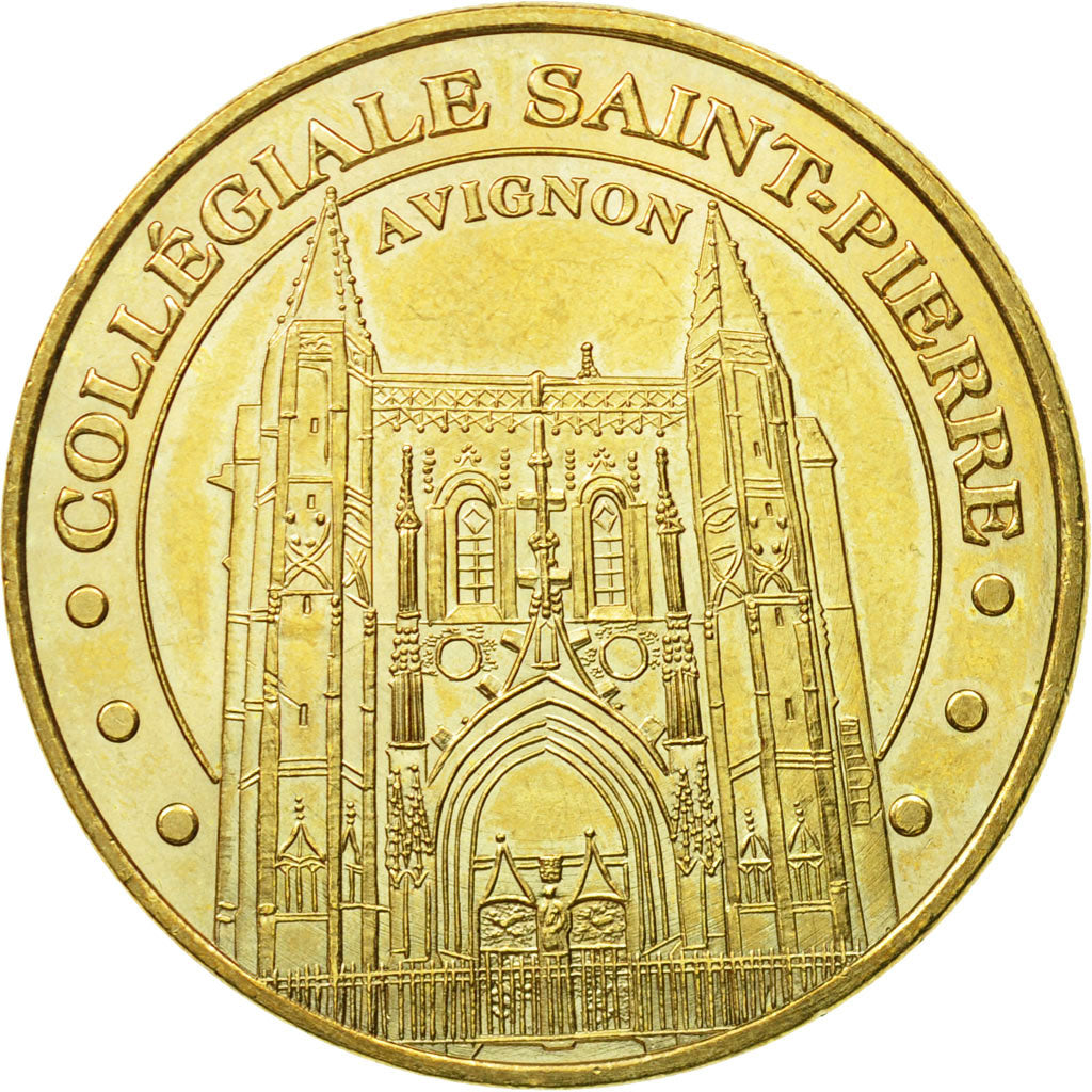 Francia, Token, Touristic token, Avignon - Collégiale Saint-Pierre, 2008, MDP