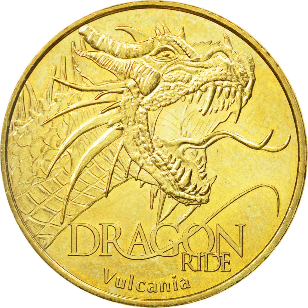 Francia, Token, Touristic token, Saint-Ours-les-Roches - Vulcania n°5, 2012