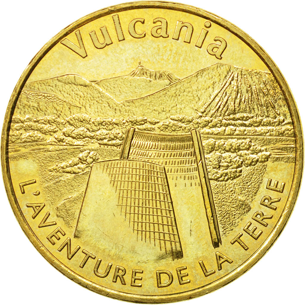 Francia, Token, Touristic token, Saint-Ours-les-Roches - Vulcania n°8, 2012