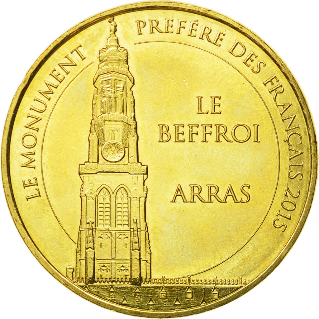 France, Token, Touristic token, Arras - le Beffroi, 2016, MDP, EF(40-45)