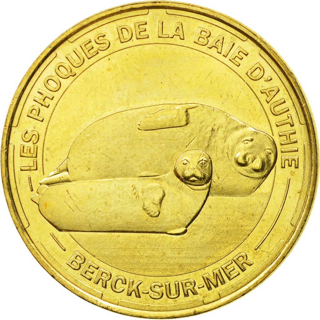 France, Token, Touristic token, Berck-sur-mer - Les phoques de la Baie d'Authie