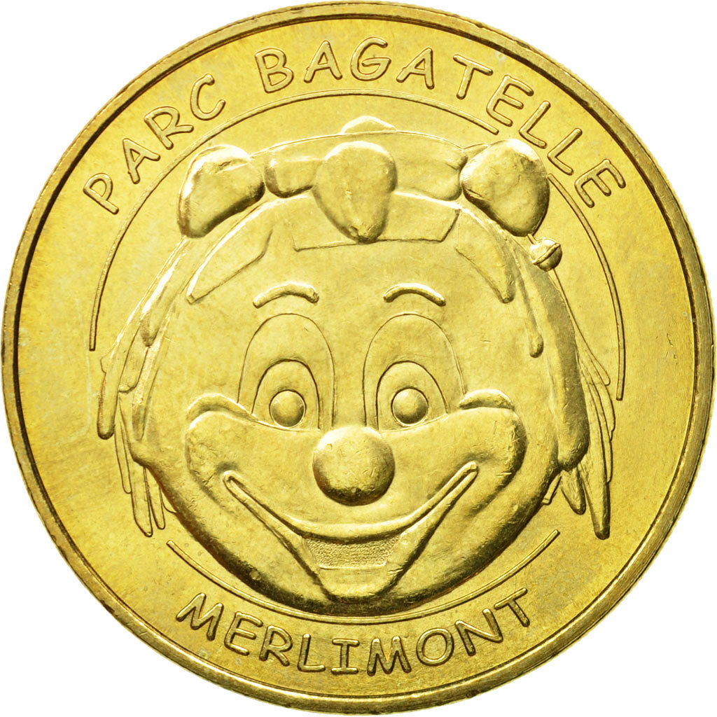 Francia, Token, Touristic token, Merlimont - Parc Bagatelle n°1, 2012, MDP, BB