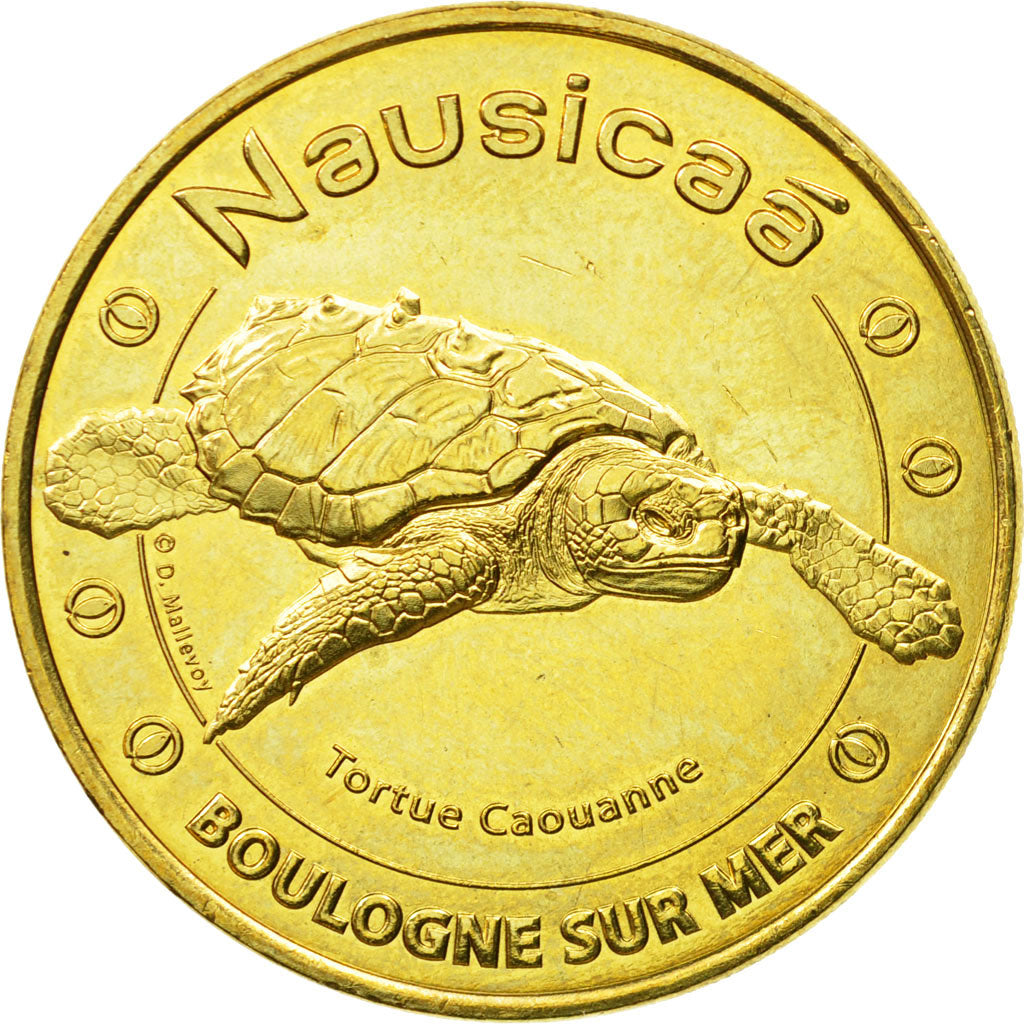 Francia, Token, Touristic token, Boulogne-sur-Mer -Nausicaa n°8, 2014, MDP, BB