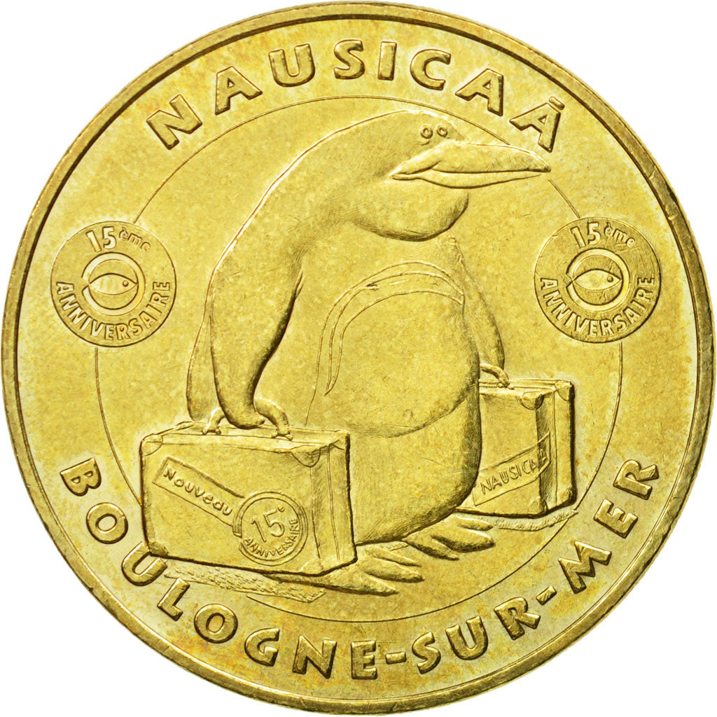 France, Token, Touristic token, Boulogne-sur-Mer -Nausicaa n°9, 2014, MDP