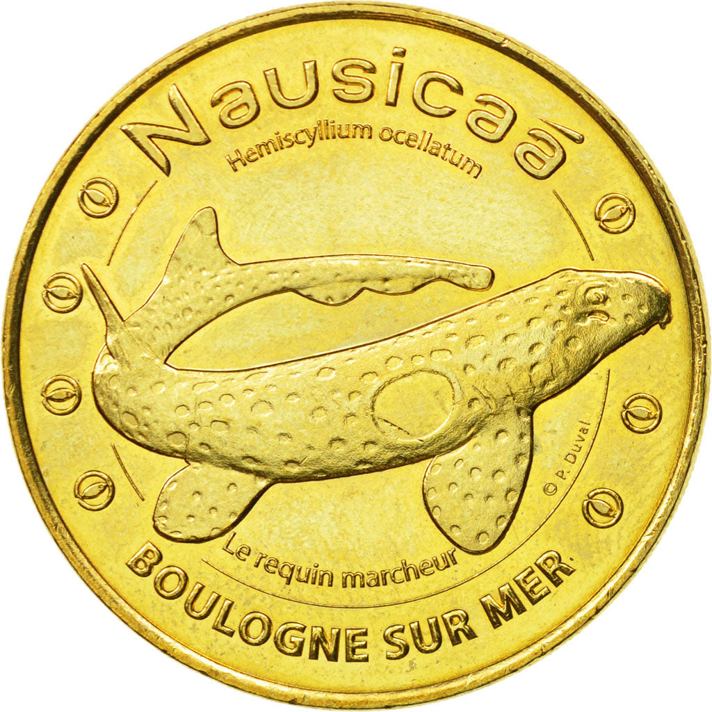 France, Token, Touristic token, Boulogne-sur-Mer -Nausicaa n°7 - 20 ANS, 2011