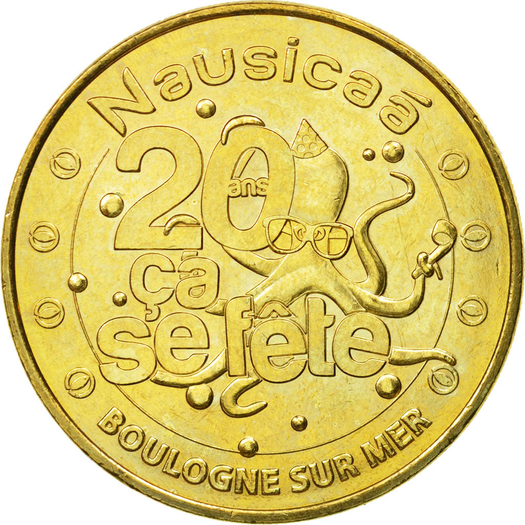 Francia, Token, Touristic token, Boulogne-sur-Mer -Nausicaa n°6 - 15 ANS, 2006