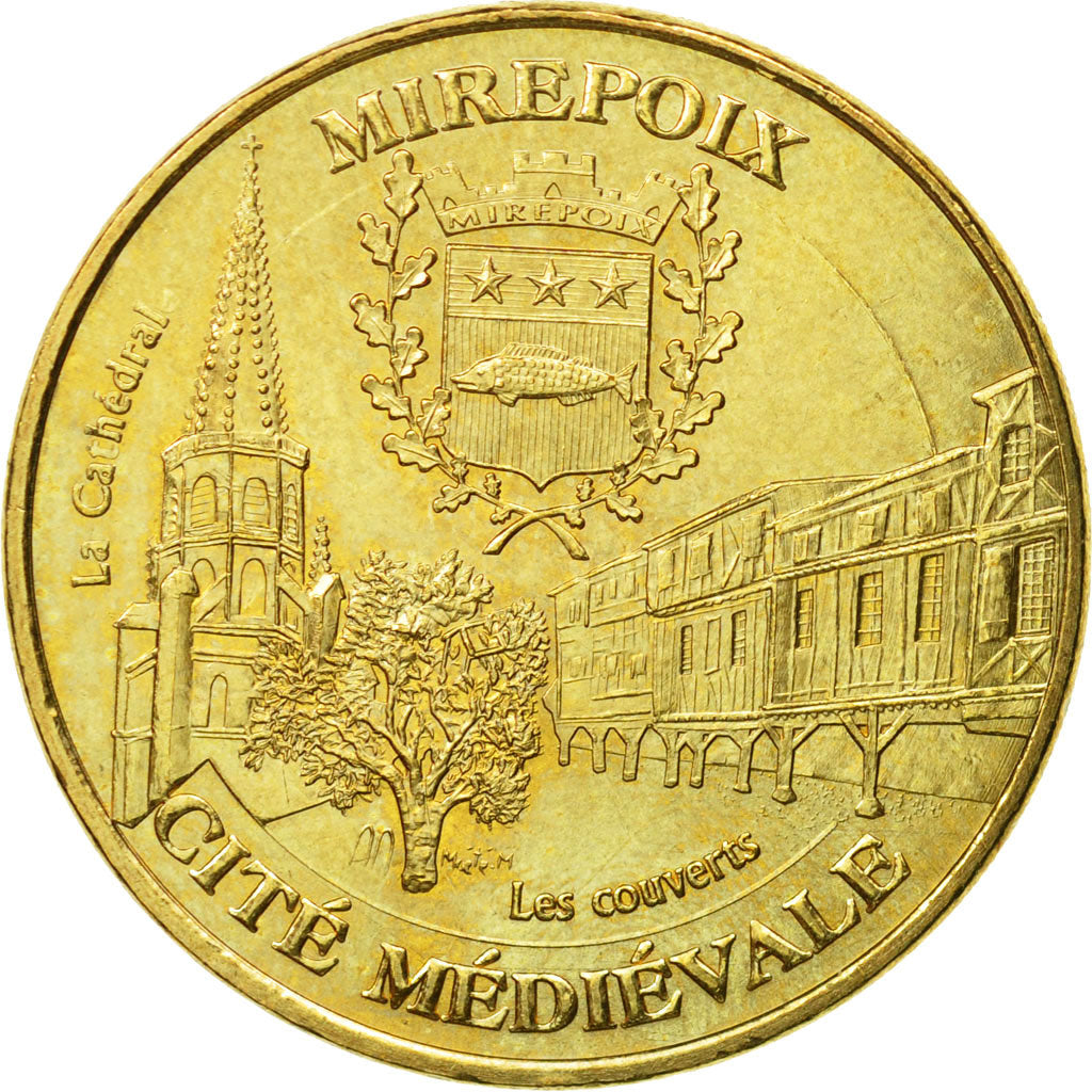 Francia, Token, Touristic token, 09/ Mirepoix - Cité Médiévale, 2007, MDP
