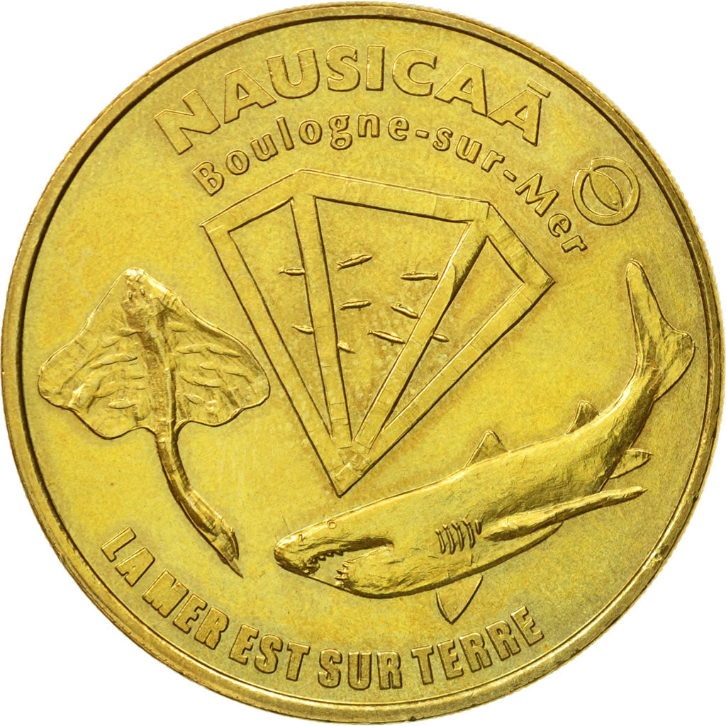 Francia, Token, Touristic token, Boulogne-sur Mer  - Nausicaa n° 1, 1998, MDP