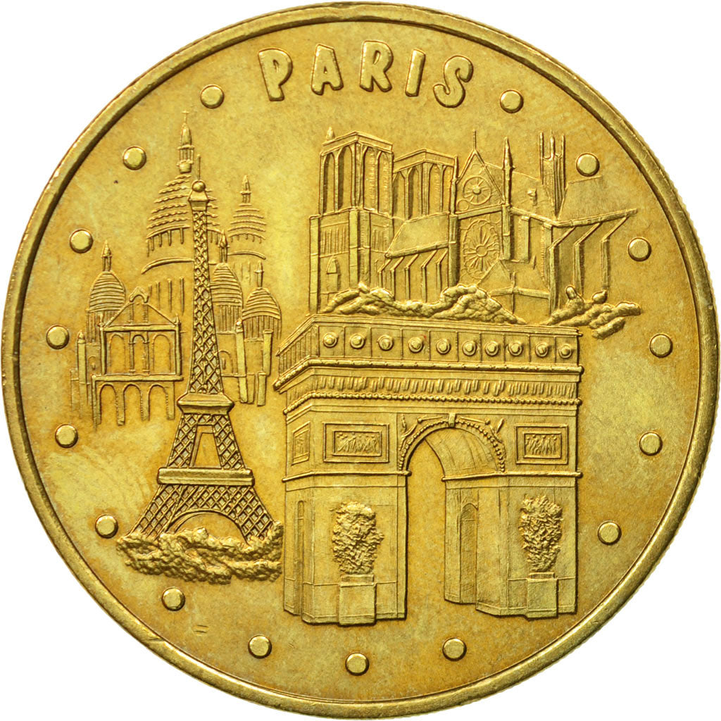 France, Token, Touristic token, Paris - Les 4 monuments, 2003, MDP, EF(40-45)