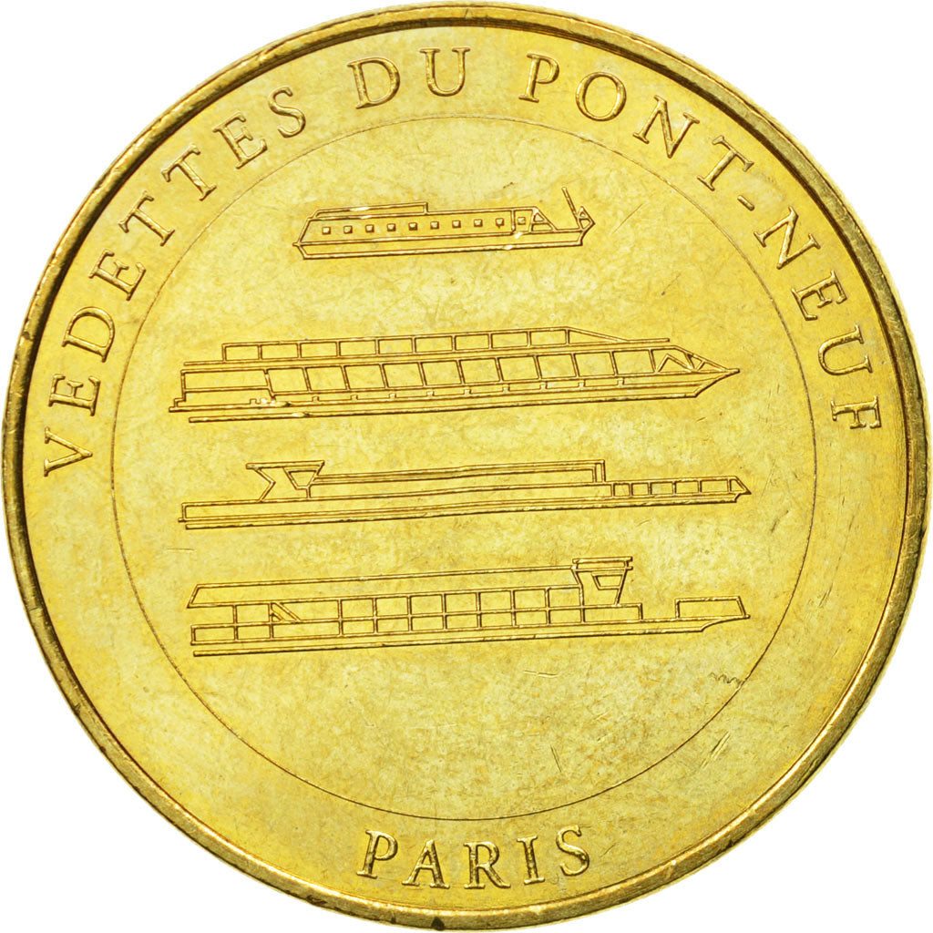 Francia, Token, Touristic token, Paris - Vedettes du Pont Neuf n°6, 2009, MDP