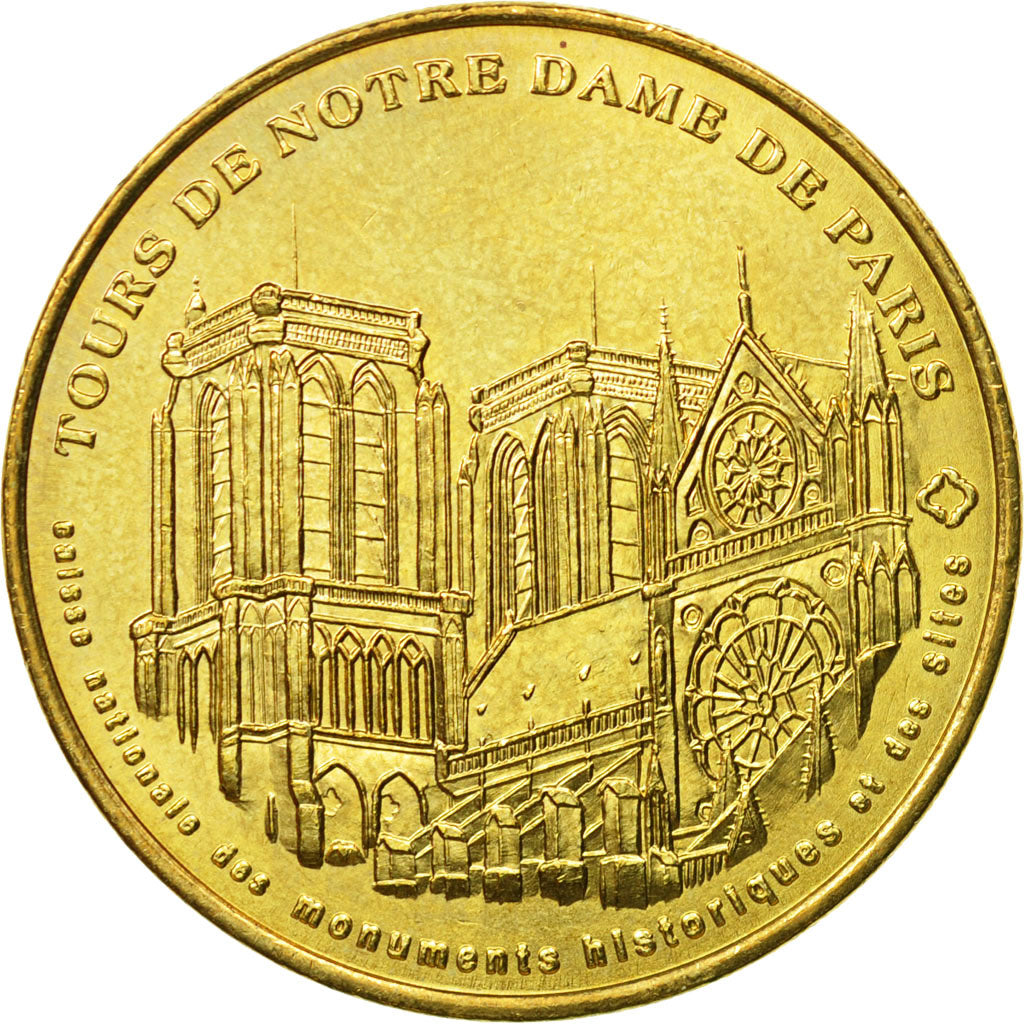Francia, Token, Touristic token, Paris - Notre Dame n°1, 2005, MDP, BB