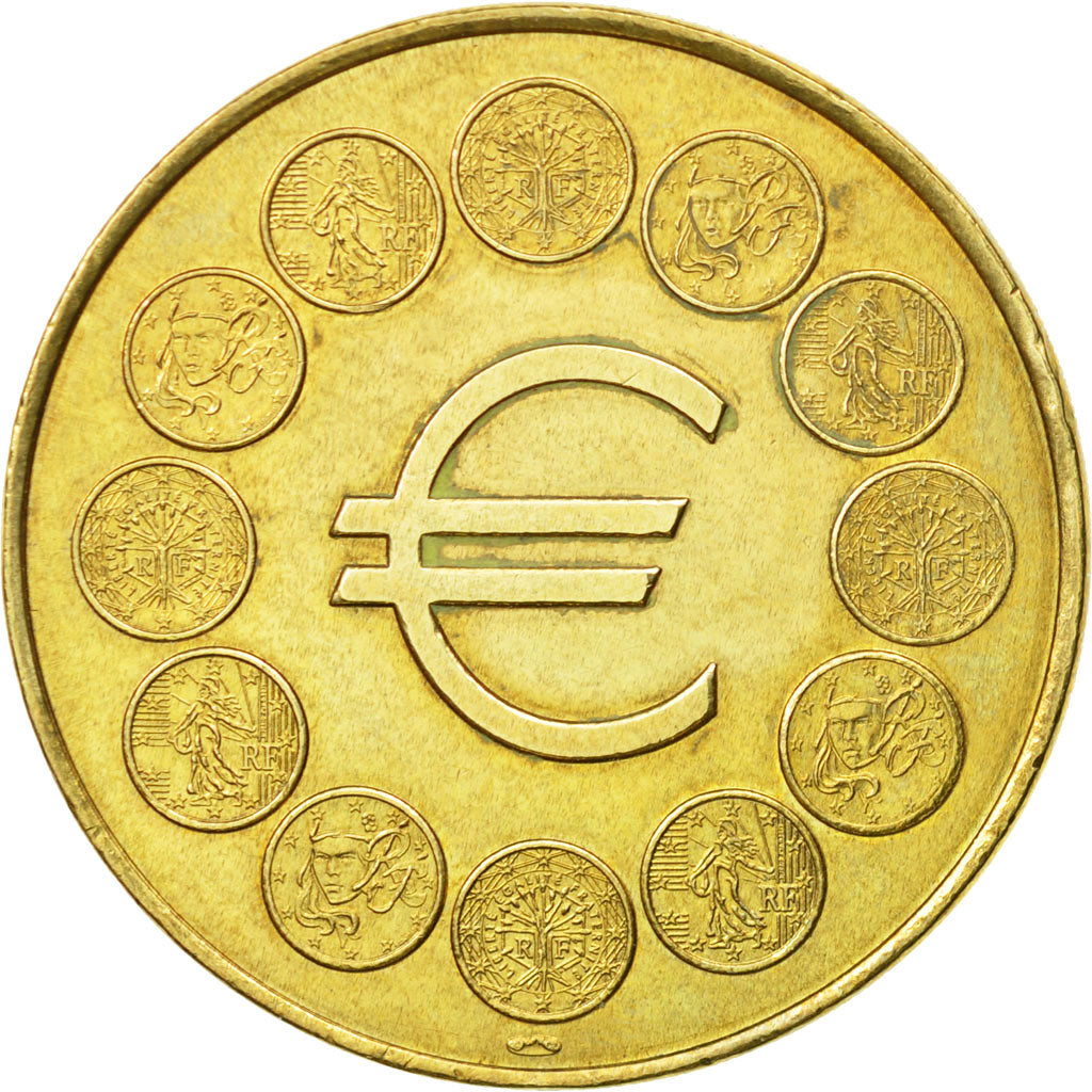 Francia, Token, Touristic token, Paris - Hotel de la Monnaie - Logo Euro 12