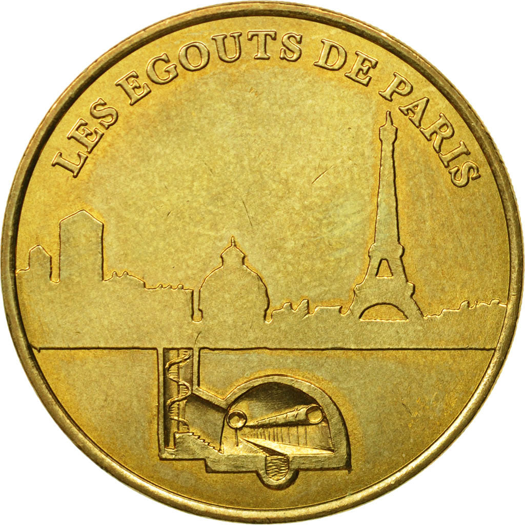 Francia, Token, Touristic token, Paris - Les égouts n°1, 2003, MDP, BB