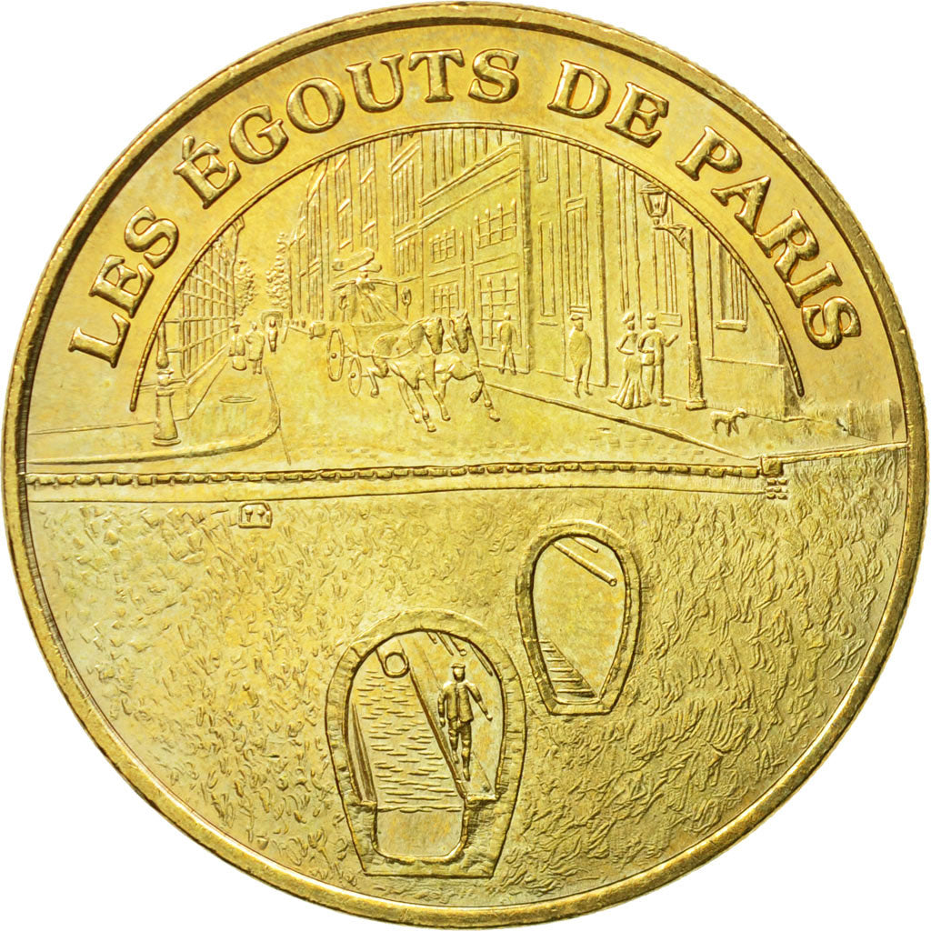 Francia, Token, Touristic token, Paris - Les égouts n°2, 2006, MDP, BB