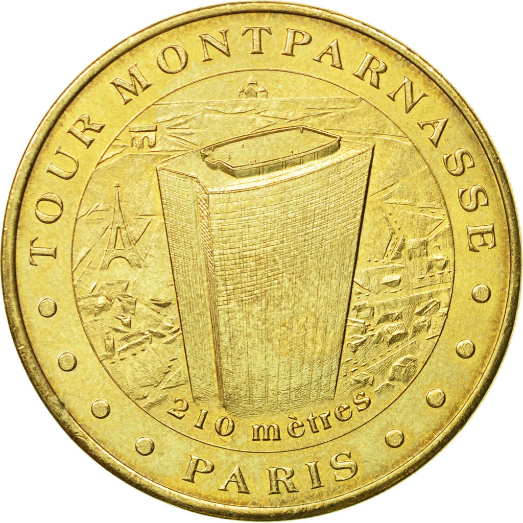 Francia, Token, Touristic token, Paris - Tour Montparnasse n°1, 2004, MDP, BB