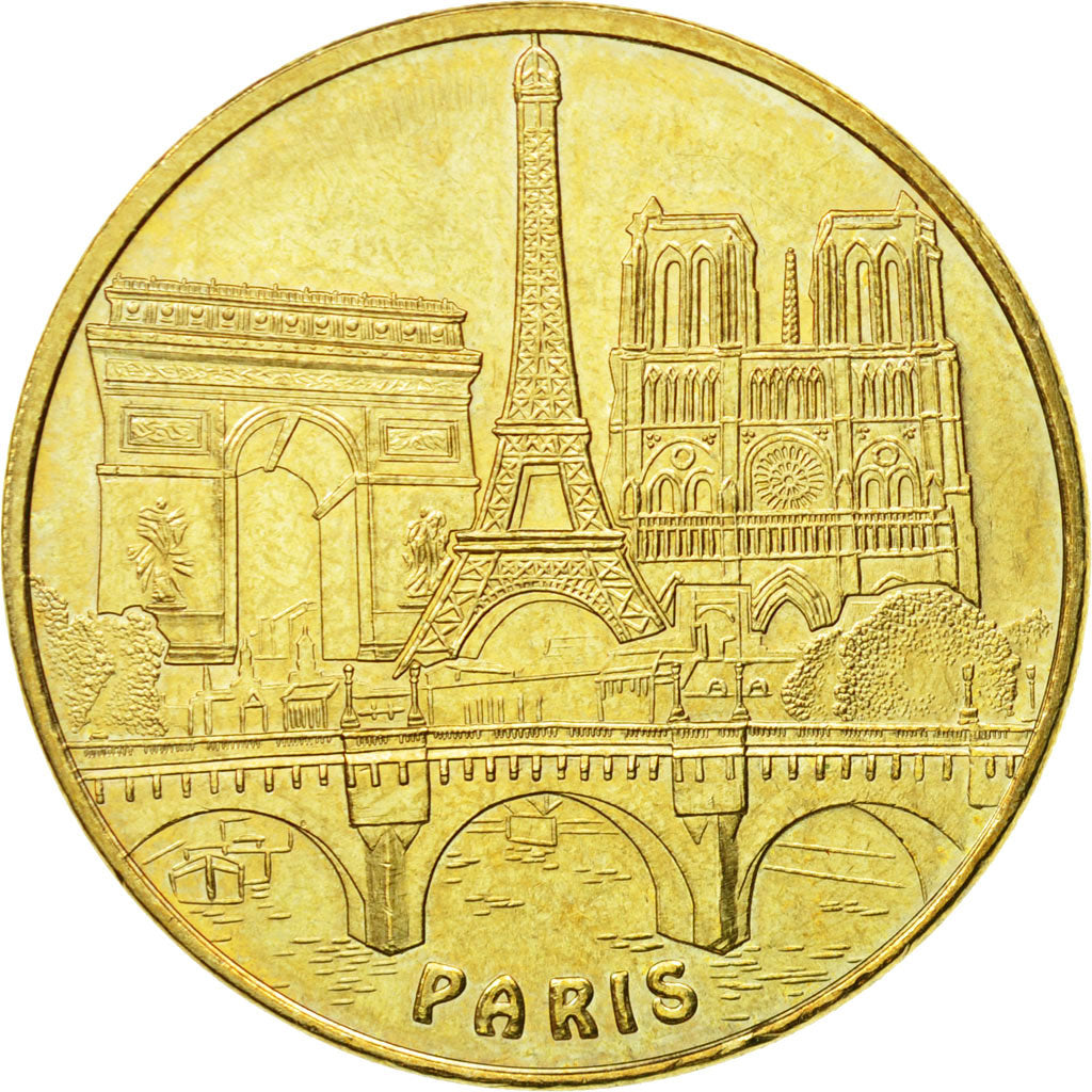 France, Token, Touristic token, 75/ Paris - 4 Monuments, 2011, MDP, EF(40-45)