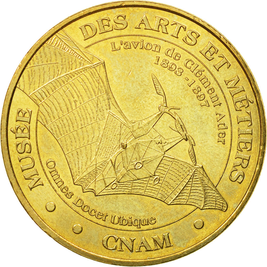 Francia, Token, Touristic token, Paris - Musée des Arts et métiers - Avion de