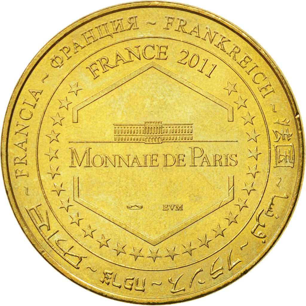 Francia, Token, Touristic token, Paris - Bateaux mouches - Tour Eiffel - Statue