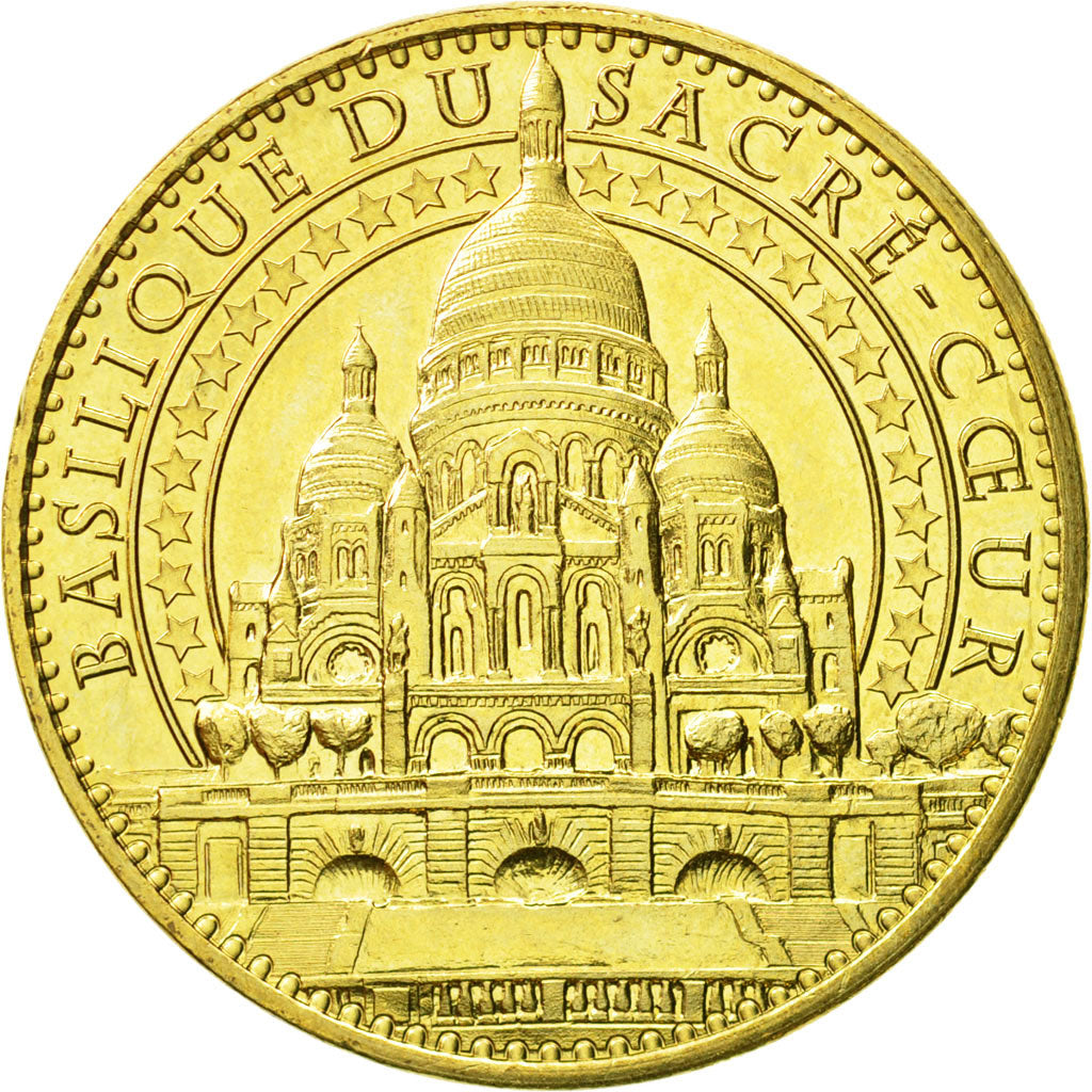 Francia, Token, Touristic token, Paris - Sacré coeur n°7 - Dôme Strié, 2016