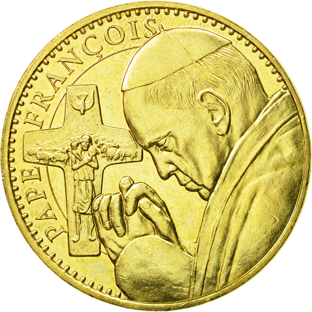 France, Jeton, Jeton Touristique, Paris - Sacré-Coeur n°13 - Pape François