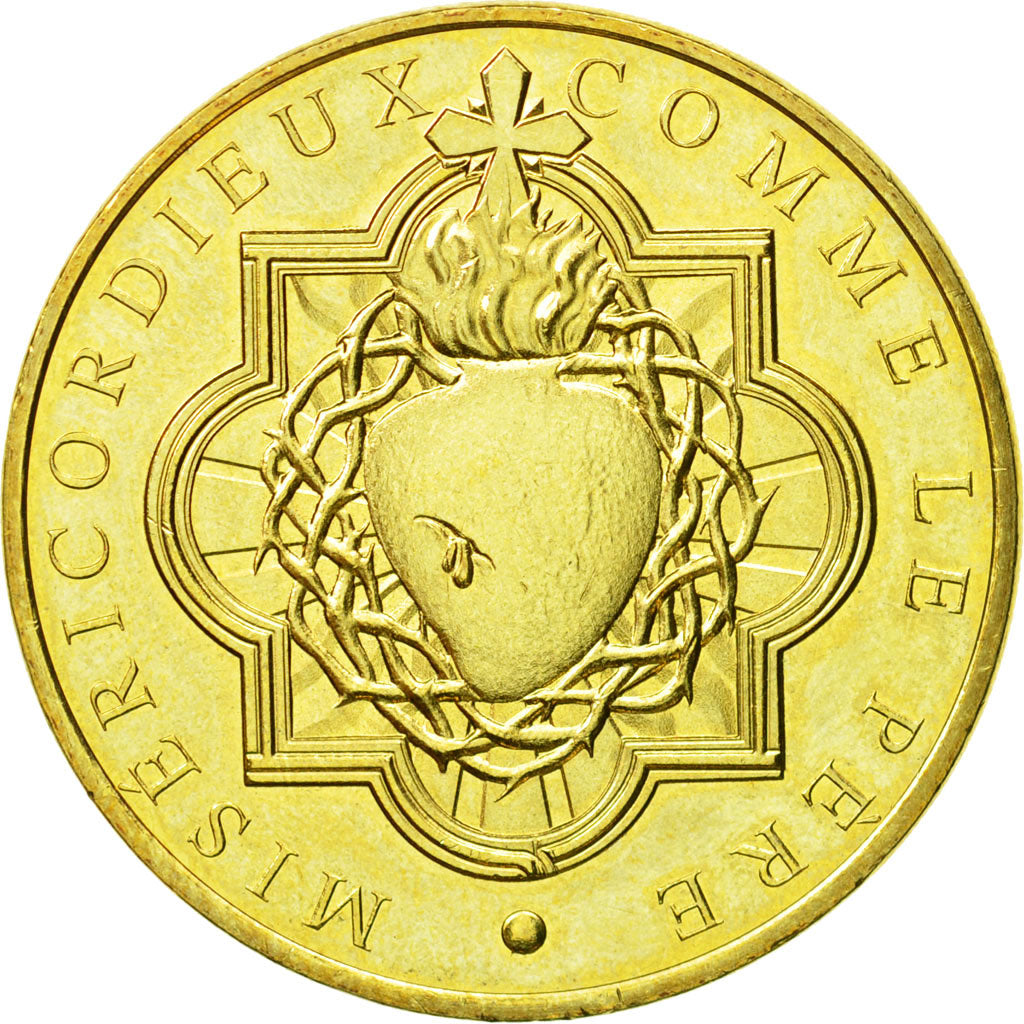 Francja, Token, Żeton turystyczny, Paris - Sacré coeur n°14 - Misericordieux