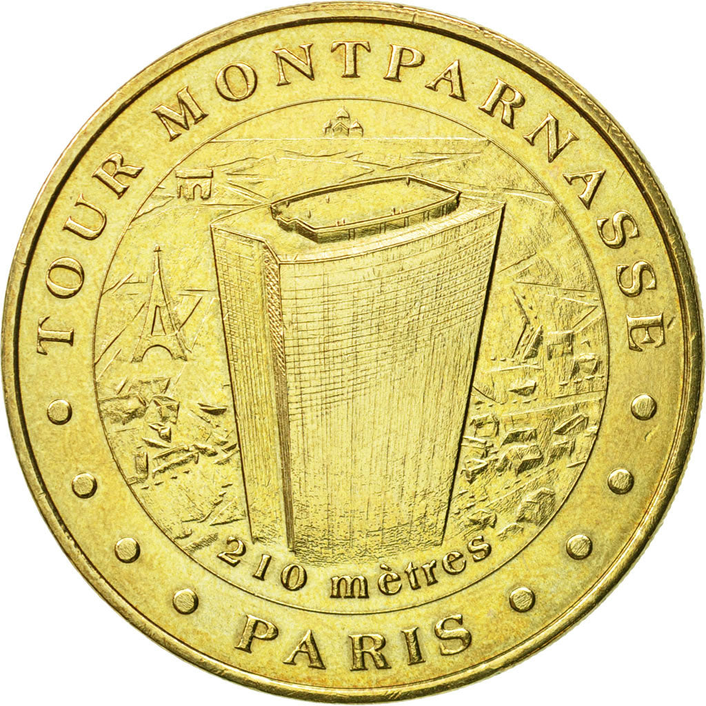 France, Token, Touristic token, Paris - Tour Montparnasse n°1, 2010, MDP