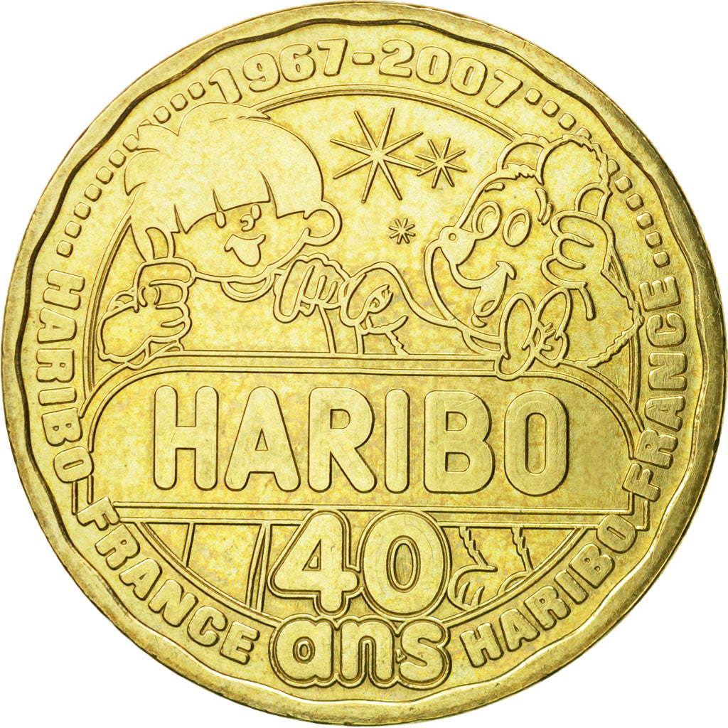 Francia, Token, Touristic token, Uzès -  Haribo n°4, 2009, MDP, BB