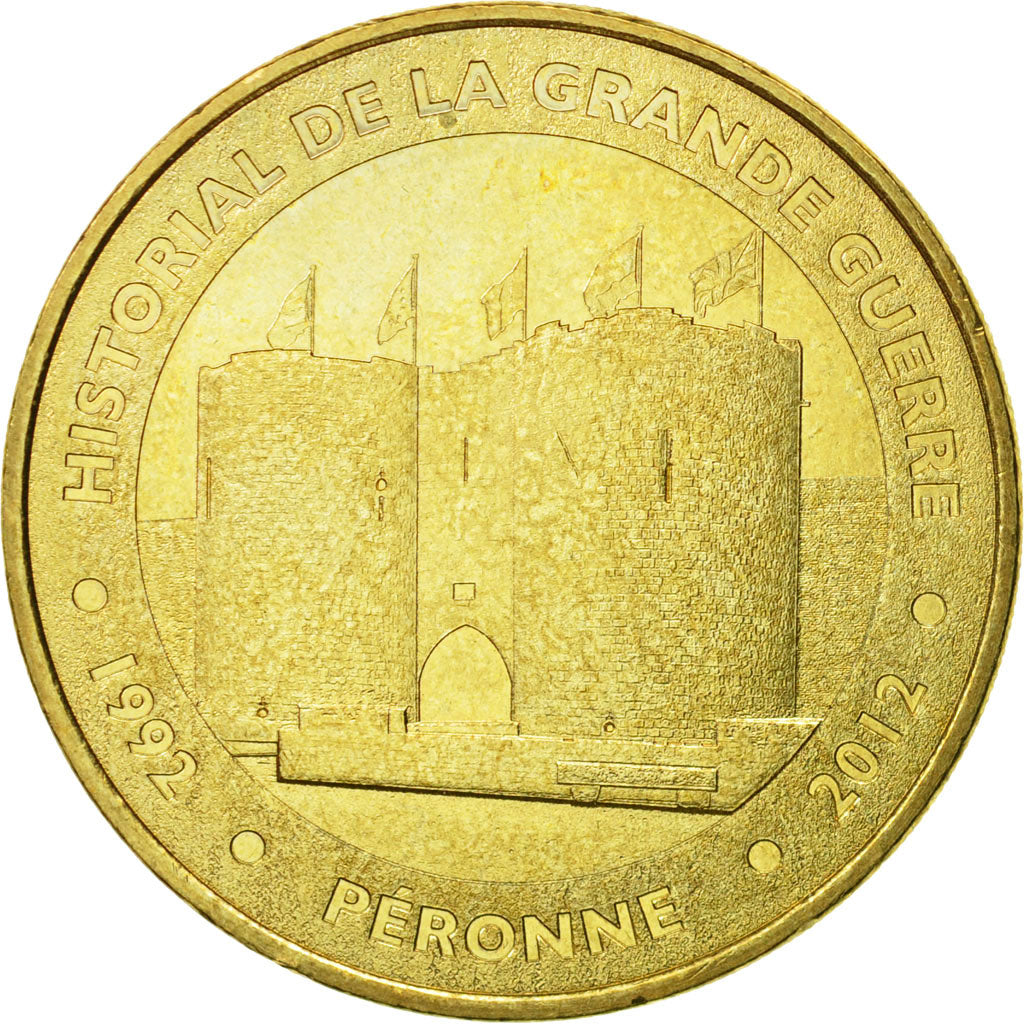 France, Token, Touristic token, Péronne - Historial de la Grande Guerre, 2012