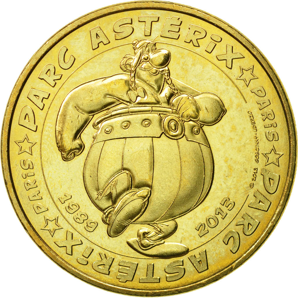 France, Token, Touristic token, Plailly - Parc Astérix n°7, 2013, MDP