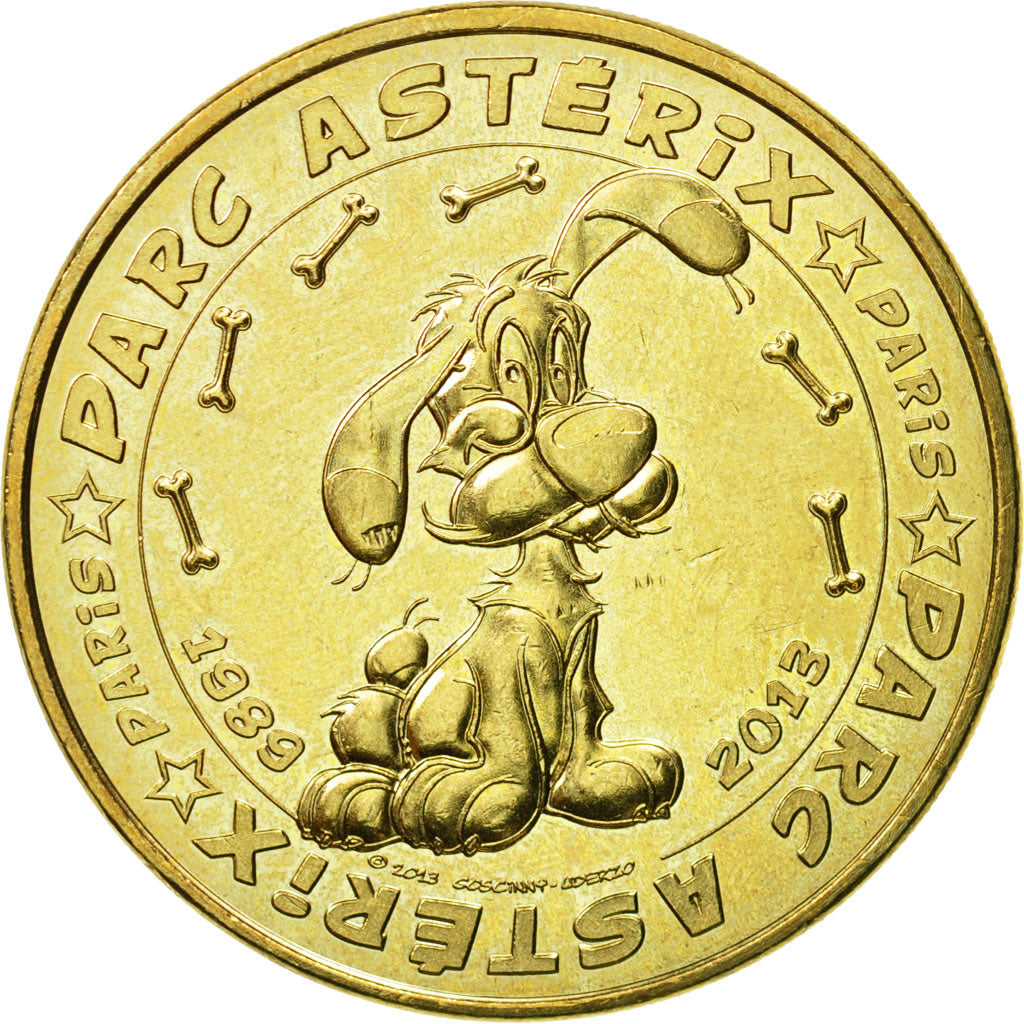 France, Token, Touristic token, Plailly - Parc Astérix n°6, 2013, MDP