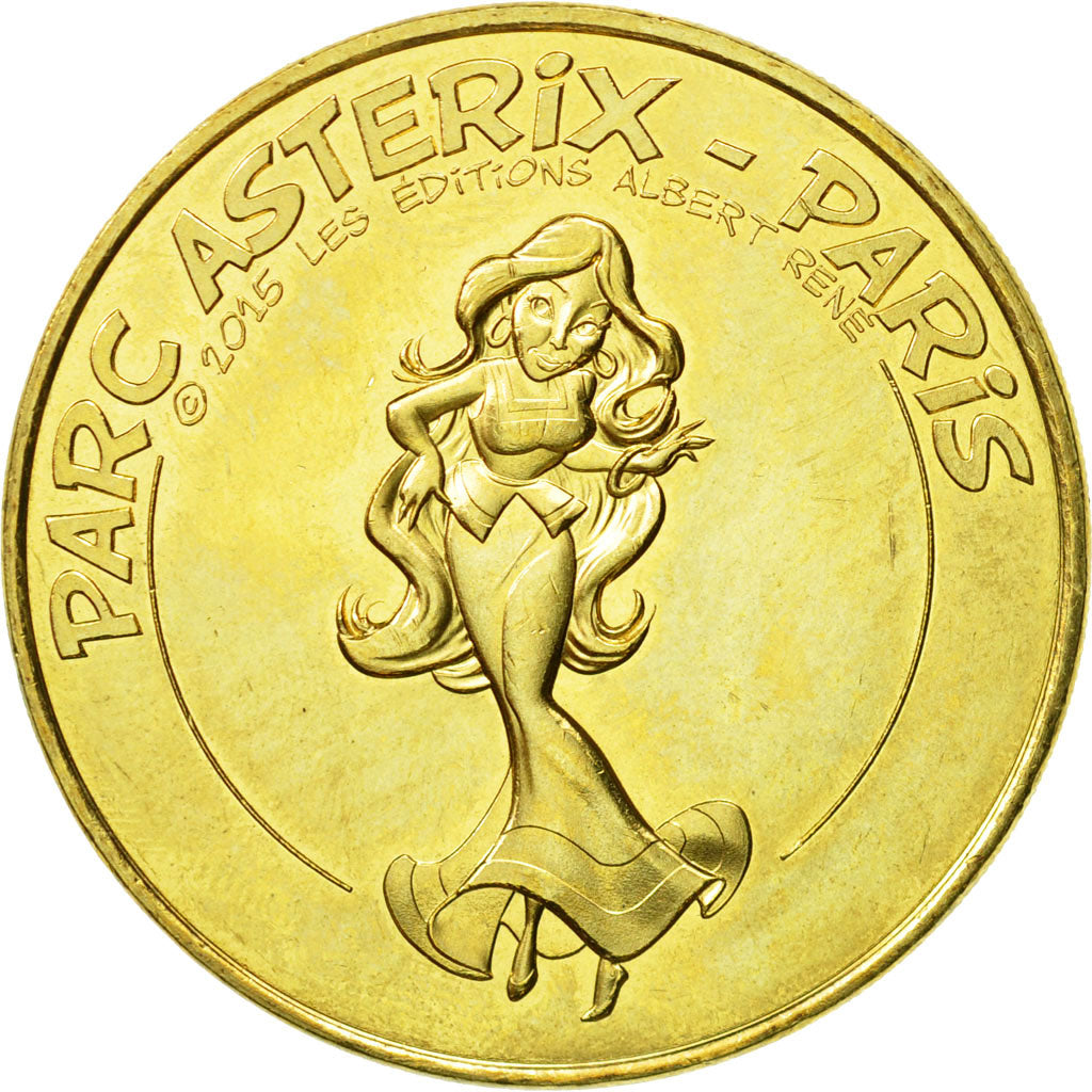 France, Token, Touristic token, Plailly - Parc Astérix n°14, 2016, MDP