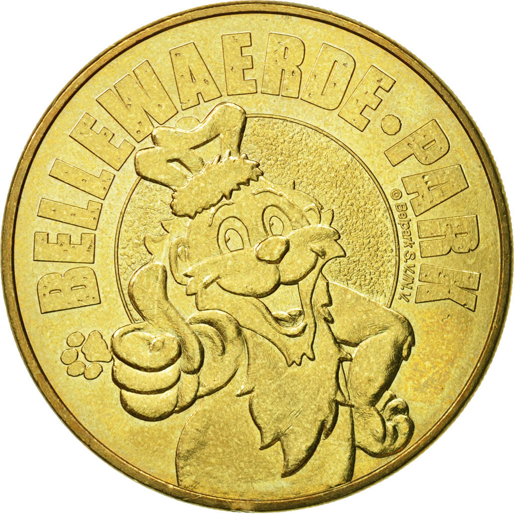 France, Token, Touristic token, Belgique - Ieper - Bellewaerde n°1, 2013, MDP