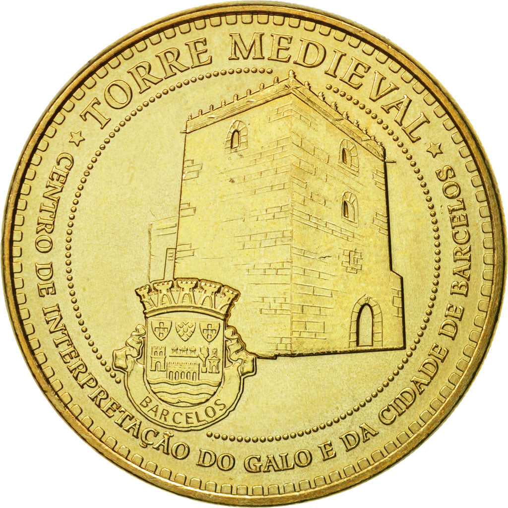Francja, Token, Żeton turystyczny, Portugal - Amares - Nossa Senhora da Abadia