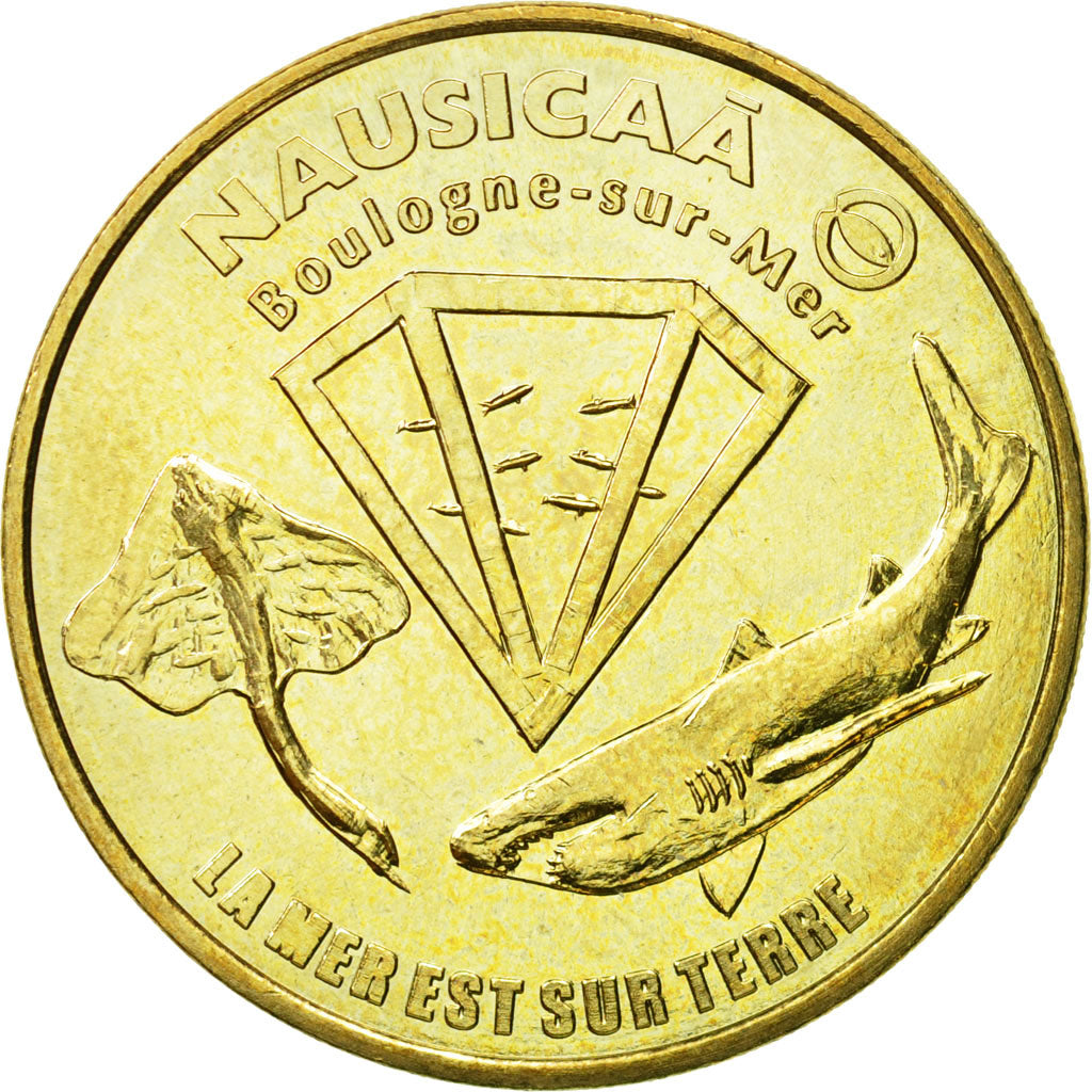 Francja, Token, Żeton turystyczny, Boulogne-sur Mer  - Nausicaa n° 1, 2011