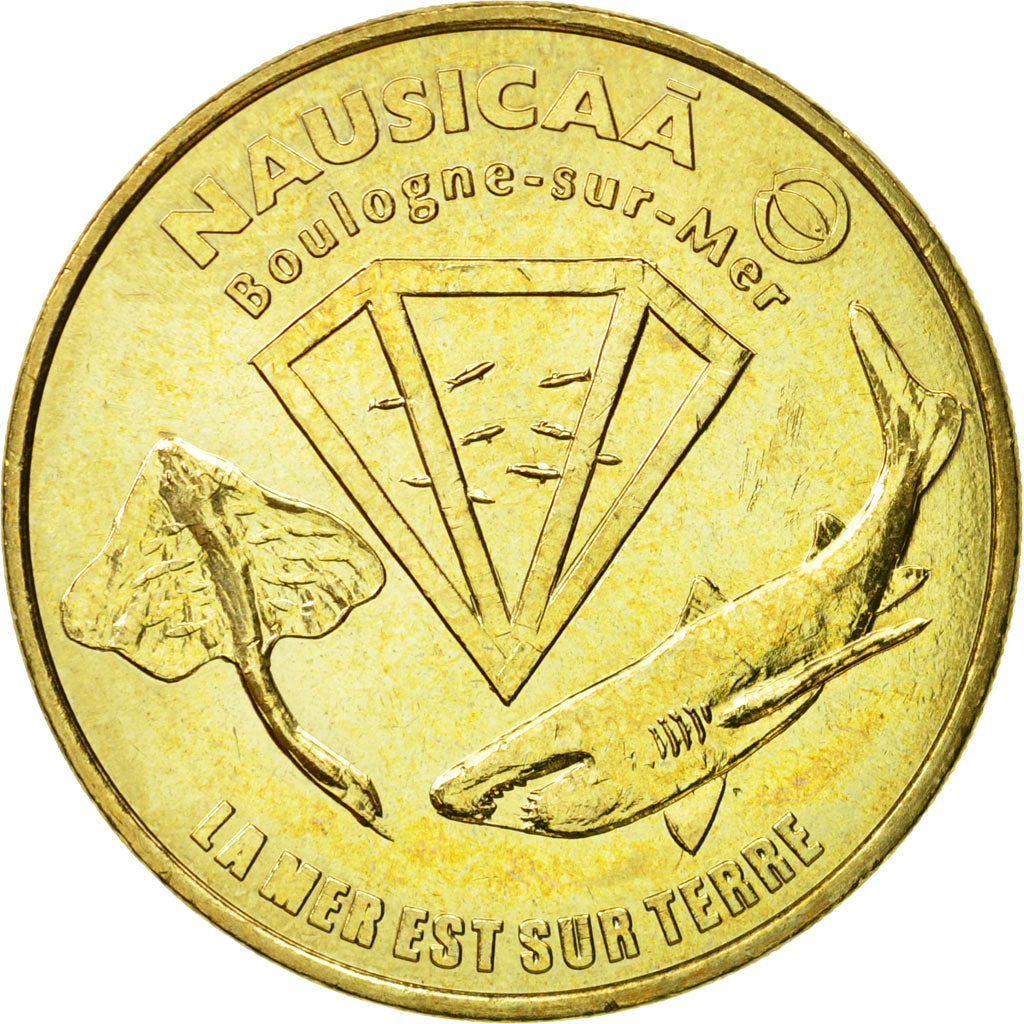 Francja, Token, Żeton turystyczny, Boulogne-sur Mer  - Nausicaa n° 1, 2012