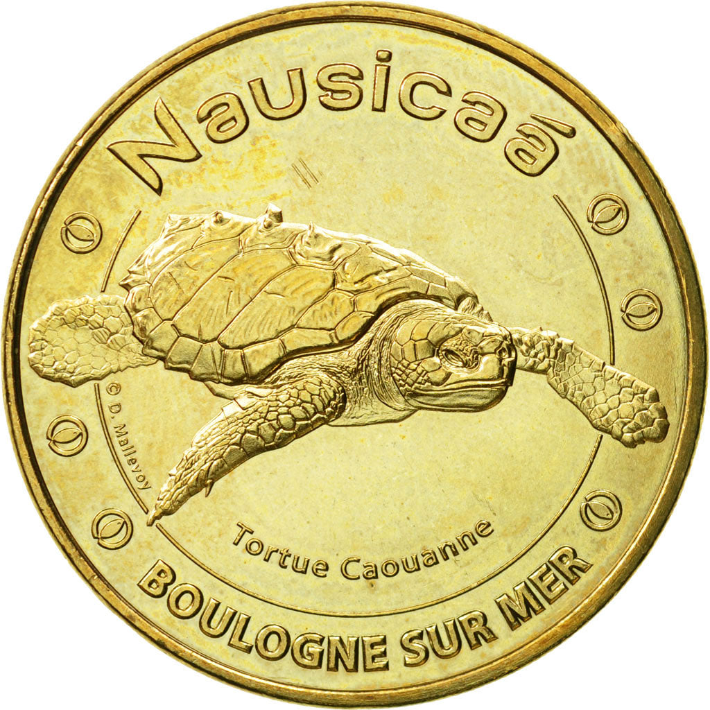 Francja, Token, Żeton turystyczny, Boulogne-sur-Mer -Nausicaa n°8, 2013, MDP