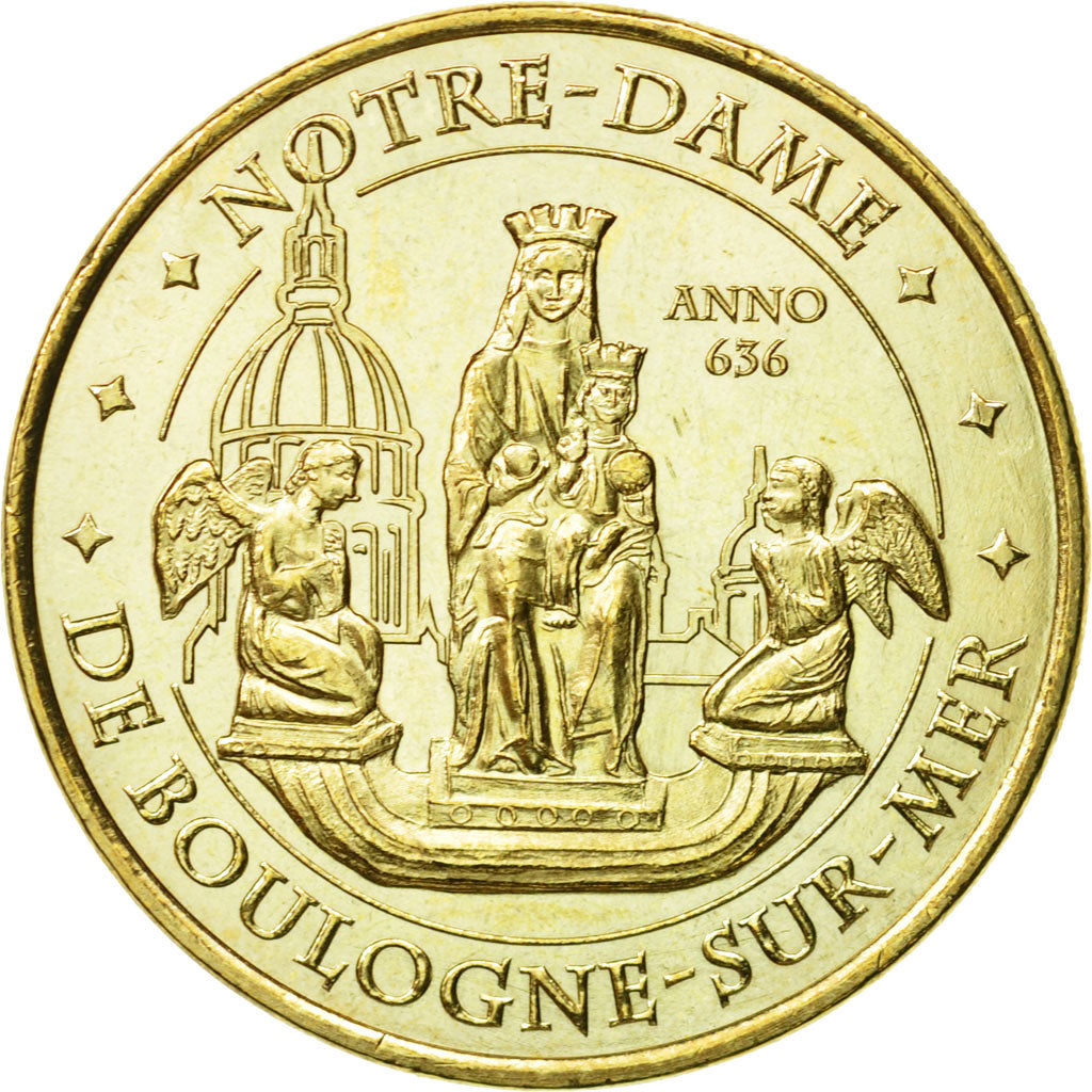 Francia, Token, Touristic token, Boulogne-sur-Mer - Cathédrale n°2, 2011, MDP