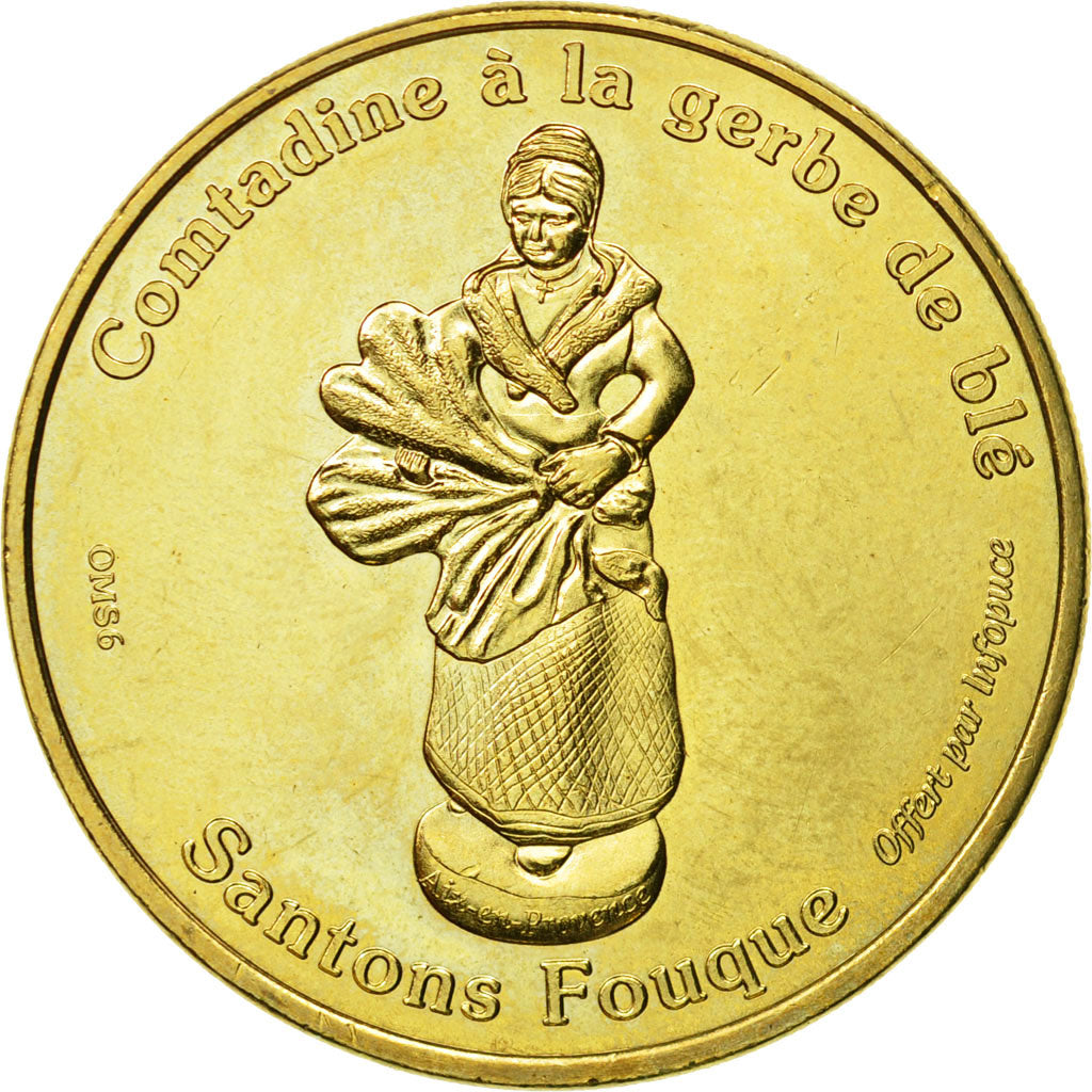 Francia, Token, Touristic token, Marseille -  OMS n° 6 - La Comtadine à la