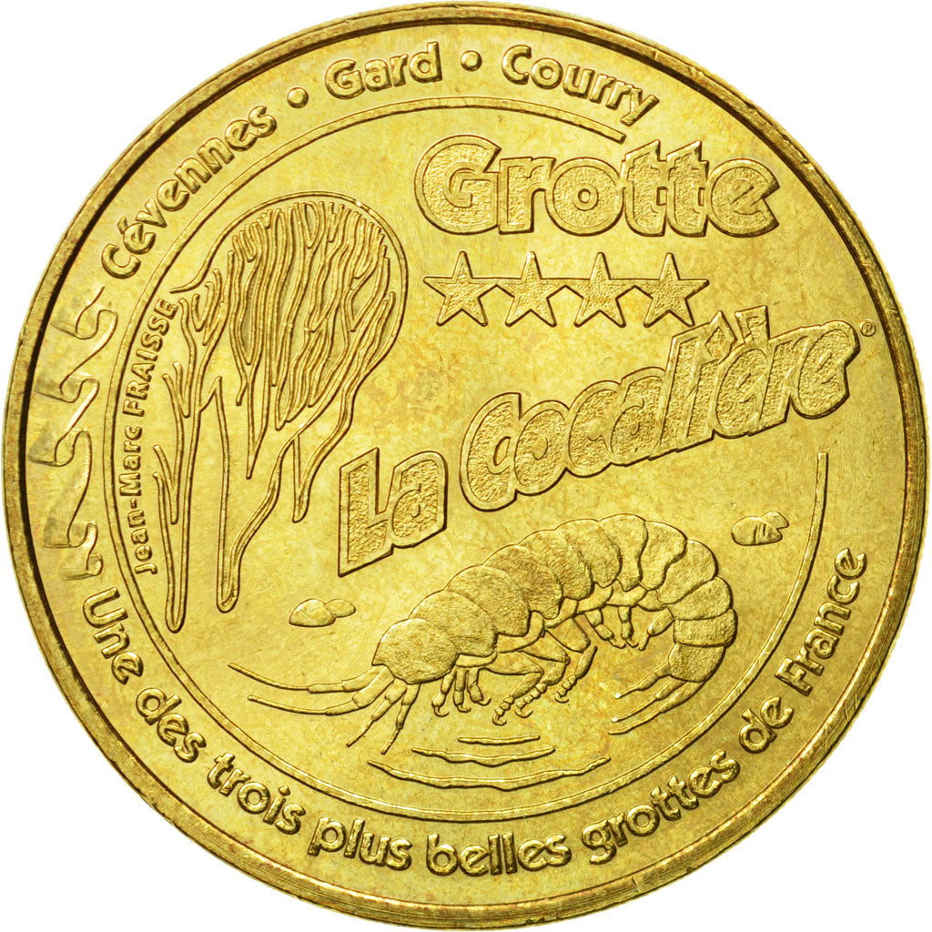 Francia, Token, Touristic token, Courry - Grotte de la Cocalière n°5, 2011