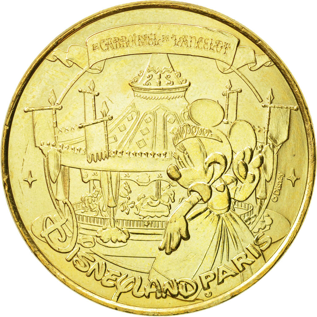 France, Token, Touristic token, Disneyland n° 23 -  Minnie le Carrousel de