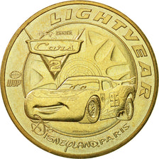 Francia, Token, Jetón turístico, Disneyland n°28 - Lightyear Cars 2, 2013
