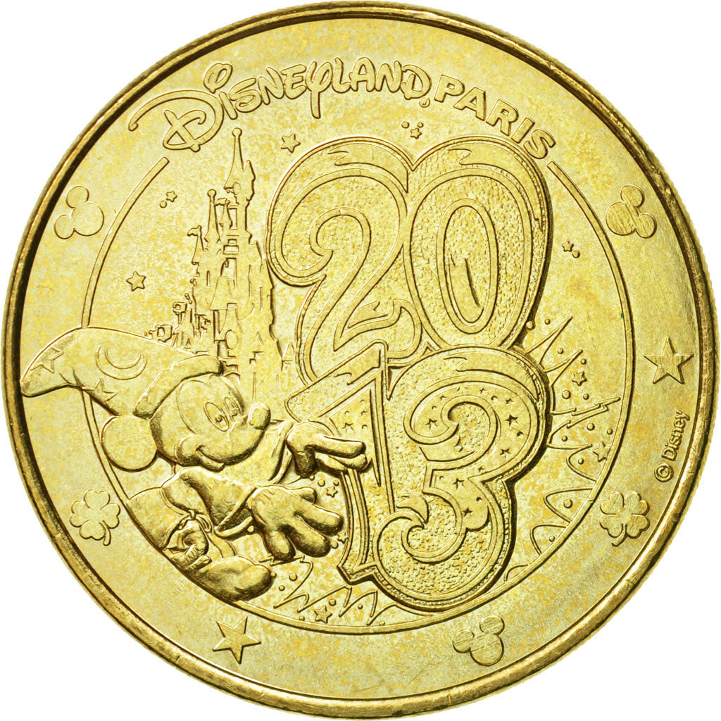 France, Token, Touristic token, Disneyland n°31 - Mickey 2013, 2013, MDP