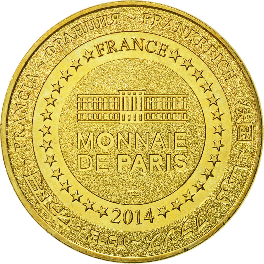 France, Token, Touristic token, Disneyland °33 - Mickey Tour Eiffel, 2014, MDP