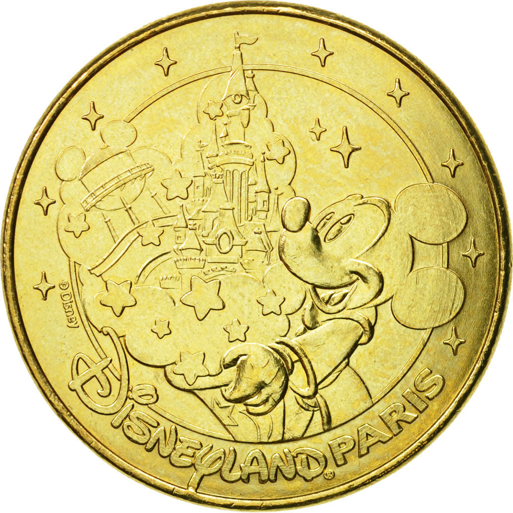 Francia, Token, Touristic token, Disneyland n°22 - Mickey Sorcier, 2014, MDP