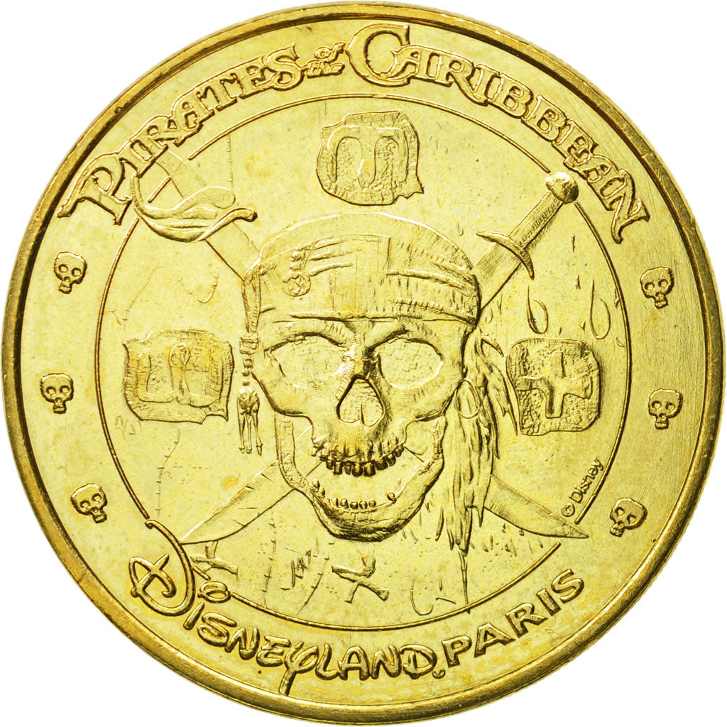 Francia, Token, Touristic token, Disneyland n°27 - Pirates of the Caribbean