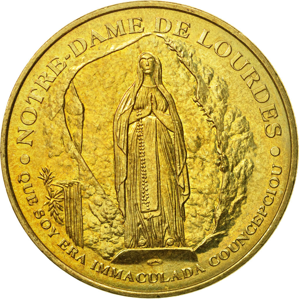 Francia, Token, Touristic token, Lourdes - Le chemin de Bernadette, 2009, MDP