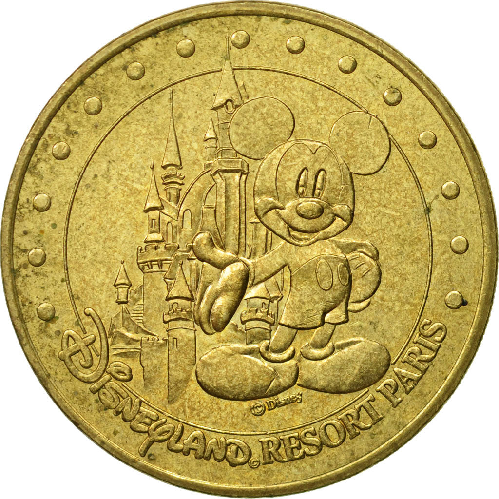 France, Token, Touristic token, Disneyland n°1 - le château, 2003, MDP
