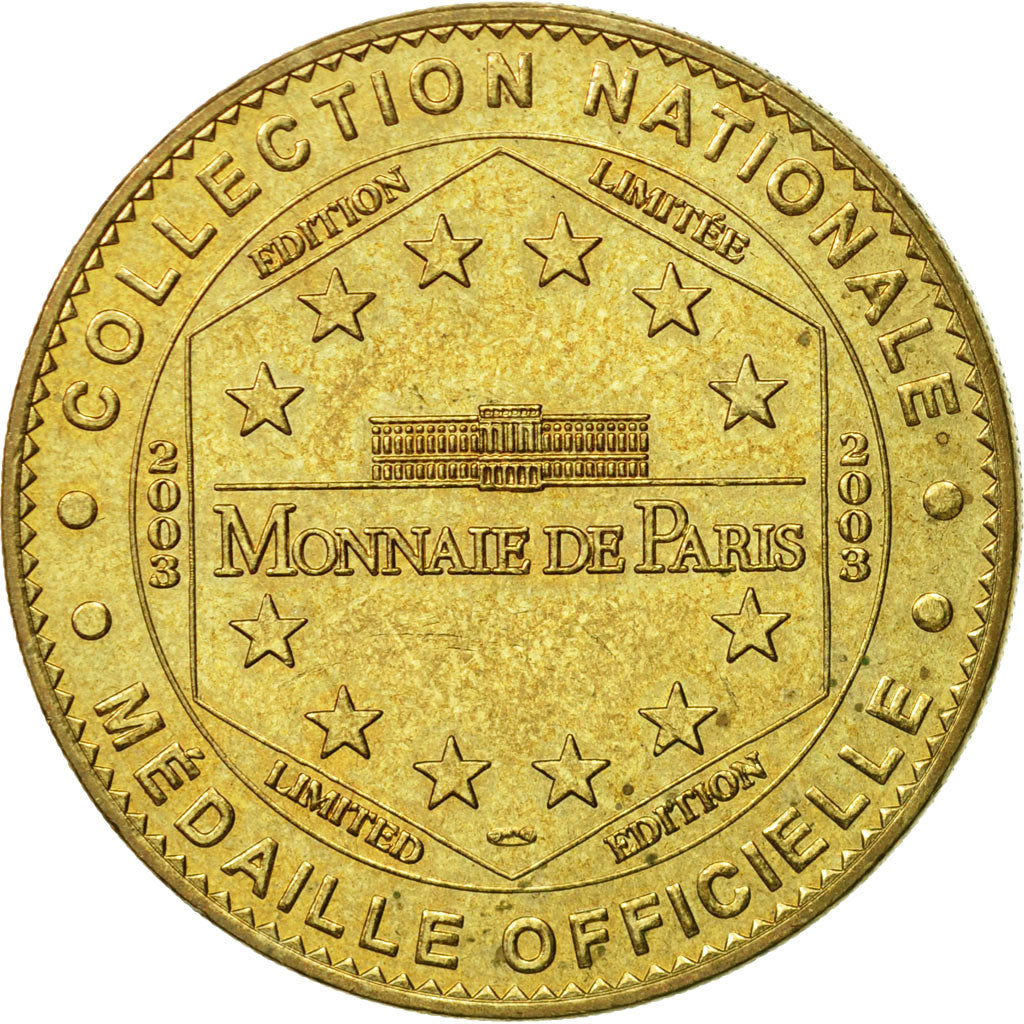 France, Token, Touristic token, Disneyland n°1 - le château, 2003, MDP