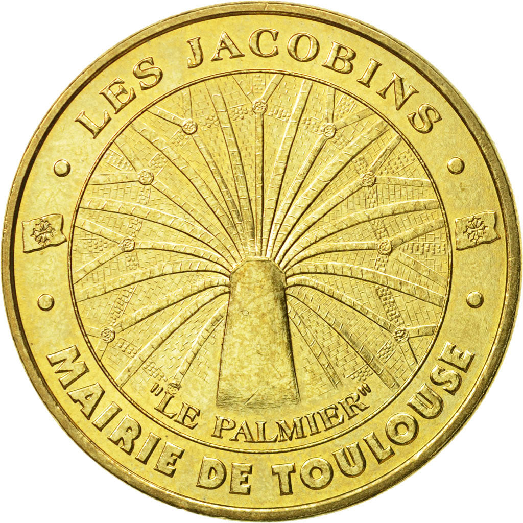 Frankreich, Token, Touristic token, 31/ Les Jacobins - Palmier - Toulouse, 2012